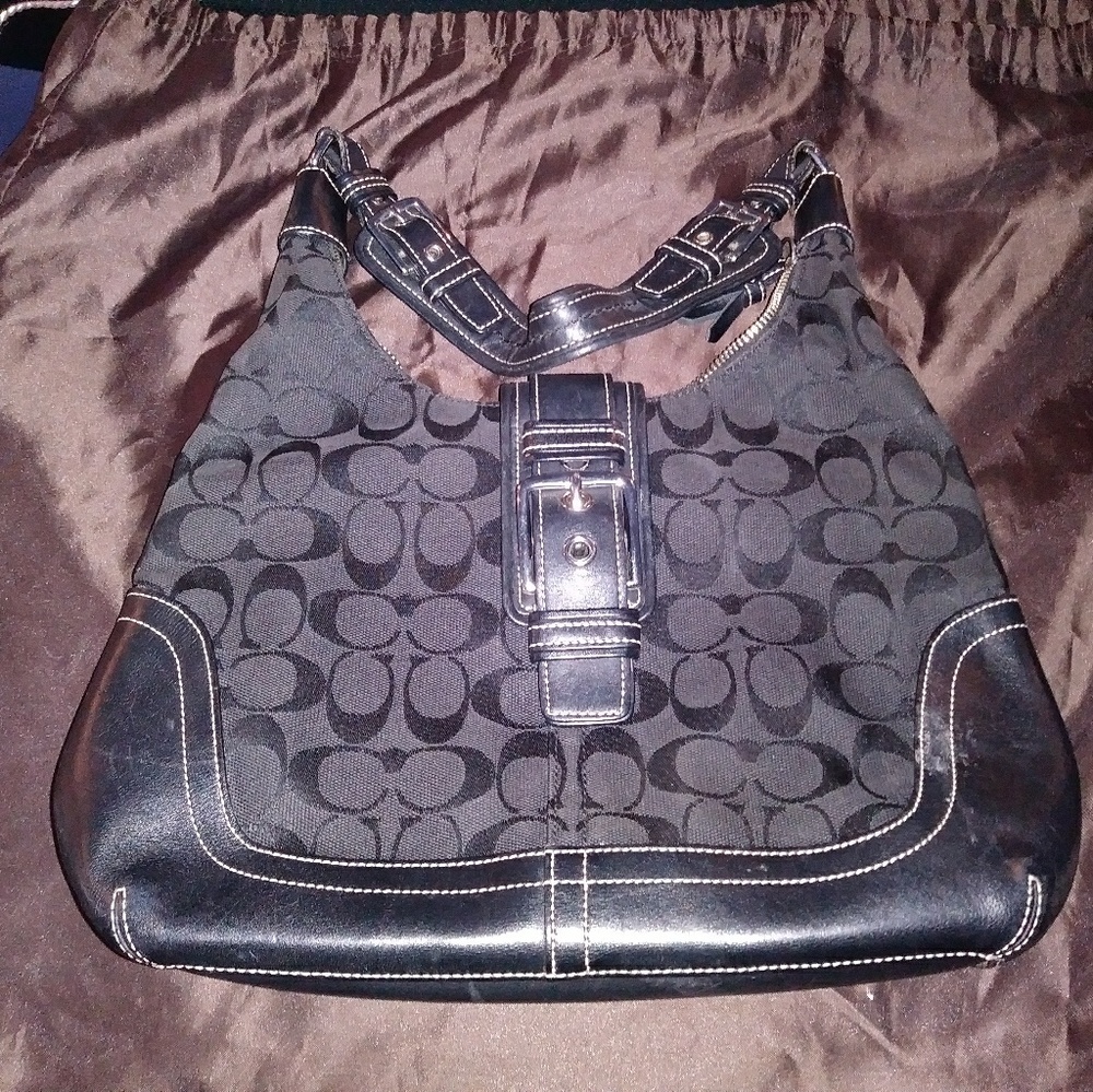 Black authentic coach bag